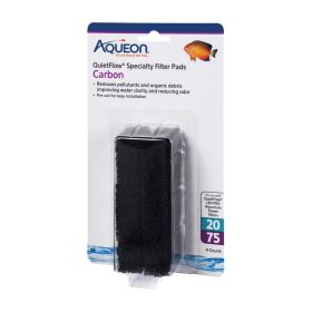 Replacement Carbon Filter Pads Size 20/75 4 pack