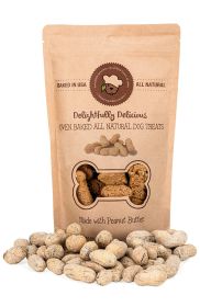 Peanut Butter Rewards™ All-Natural Oven-Baked Dog Training Treats – Made in the USA, Easy to Digest, Healthy Peanut Butter Snacks for Dogs