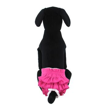 ruffled panties dog view