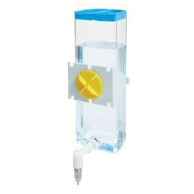 Critterville Water Bottle (Color: Clear, Blue, size: small)