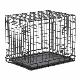 Ultima Pro Double Door Dog Crate (size: 25" x 18.50" x 21")
