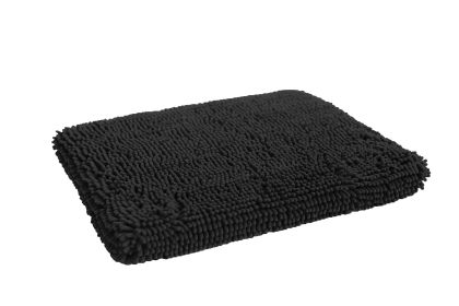 Dirty Dog Cushion Pad (Color: Black, size: small)