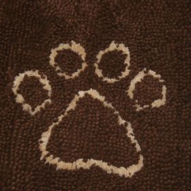Dirty Dog Door Mat (Color: Almond, size: large)