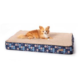 Superior Orthopedic Dog Bed (Color: Navy blue, size: small)