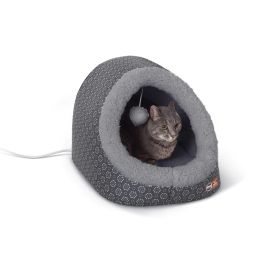 Thermo-Pet Cave Heated (Color: Gray)
