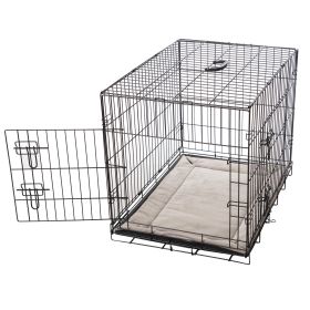 Mother’s Heartbeat Puppy Crate Pad (Color: Gray, size: Medium/Large)