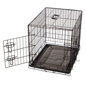 Mother’s Heartbeat Puppy Crate Pad Water-Resistant (Color: Gray, size: small)