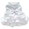 Dog Harness Wedding Dress with Veil & Matching Leash